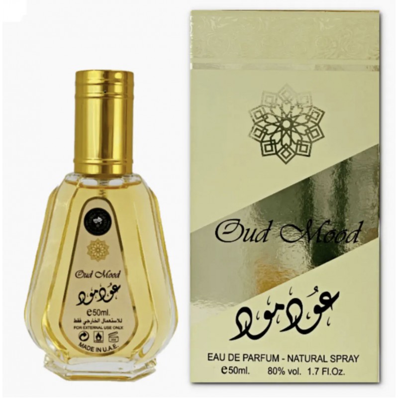 Apa de Parfum Oud Mood Gold, Ard Al Zaafaran, Unisex - 50ml Parfum arabesc original import Dubai