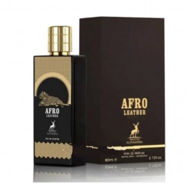 Alhambra, Afro Leather, 80 ml, apa de parfum, unisex Parfum arabesc original import Dubai