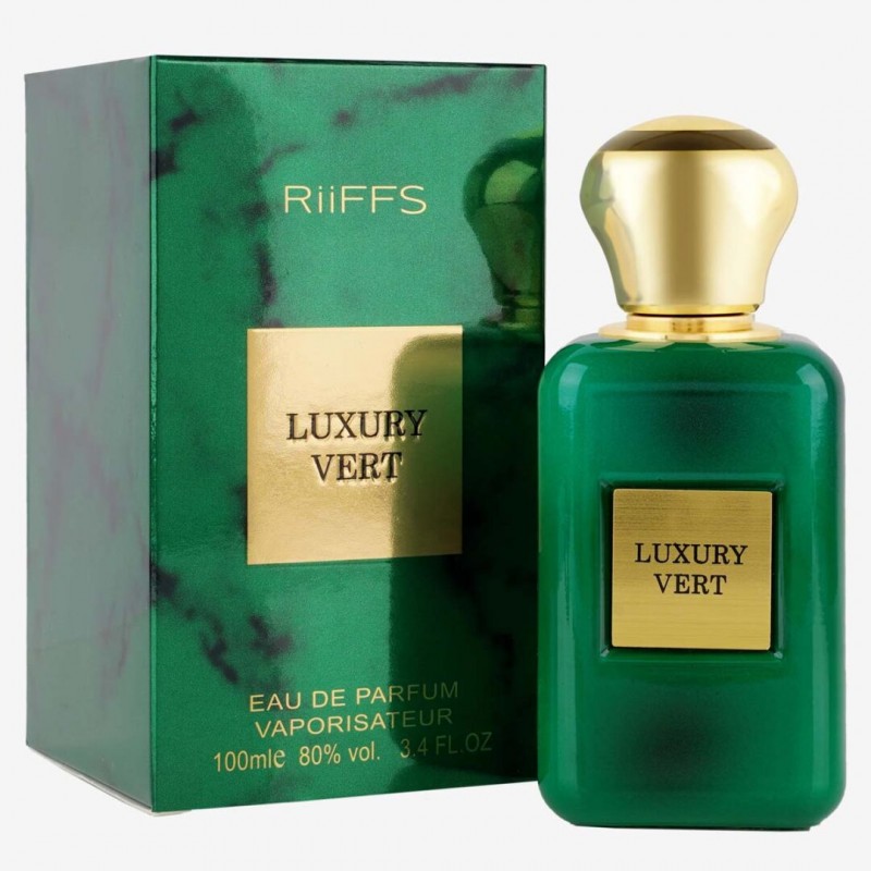 Apa de Parfum Luxury Vert, Riiffs, Unisex- 100ml Parfum arabesc original import Dubai