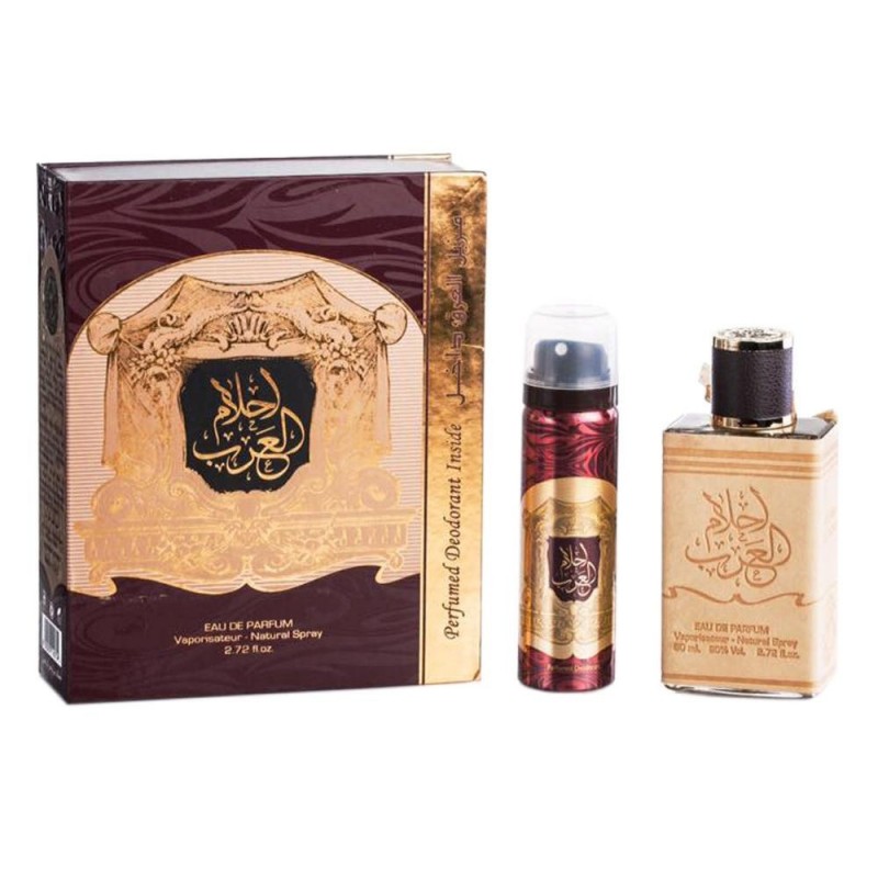 AHLAM AL ARAB Parfum Arabesc,Ard al Zaafaran,barbatesc,apa de parfum 80ml+ Deodorant 50ml