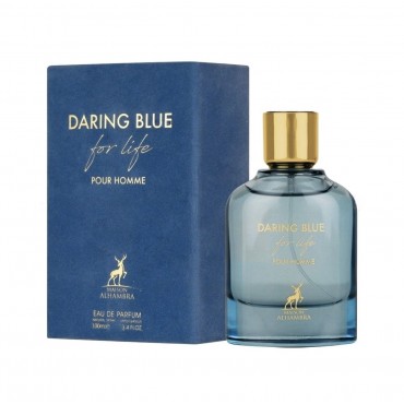 Alhambra Daring Blue for life, apa de parfum, unisex, 100 ml Parfum arabesc original import Dubai